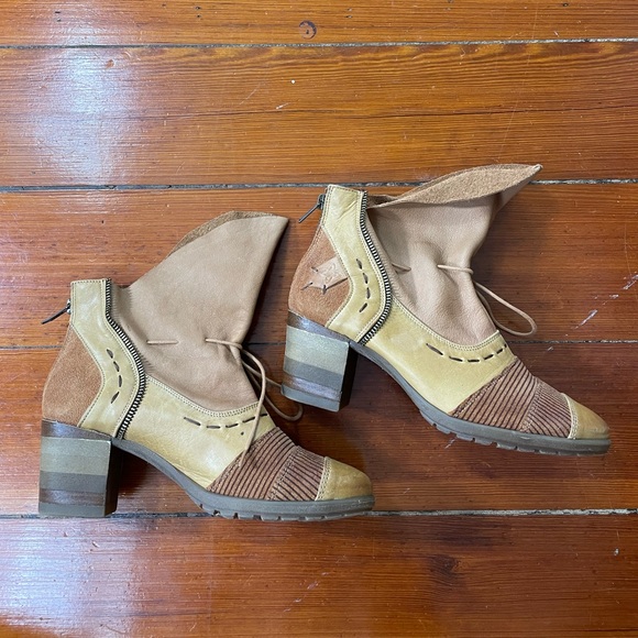 Maciejka Unique Women's Leather Boots Handmade in Poland - Sz 37~US 6.5 - Picture 2 of 12